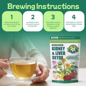 OVIDA Dandelion Wolfberry Tea ingredients mix colored herbs and berries inspire wellness