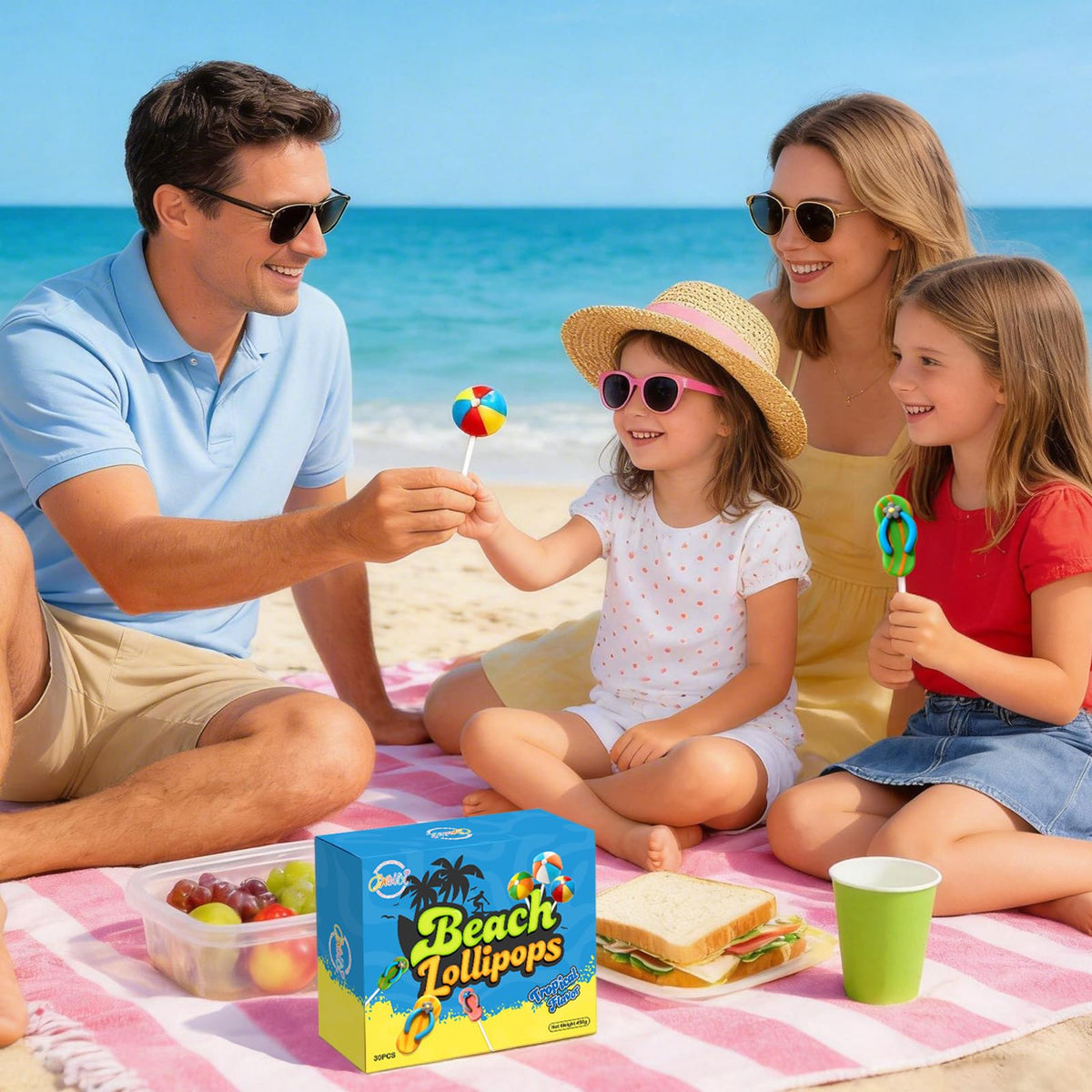 Oweiroi 30-count lollipops provide kid-friendly sweetness for celebrations.