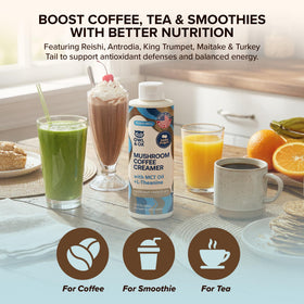 Owl & Ox L-Theanine-enhanced creamer for focused alertness.