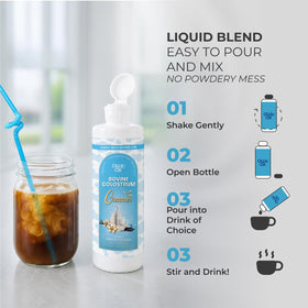 Label details of Owl & Ox bovine colostrum liquid bottle