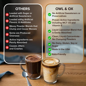 Owl and Ox made in USA badge on packaging spotlights quality and safety