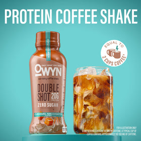 OWYN packaging highlights dairy-free, allergen-friendly plant protein option.