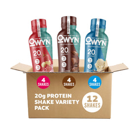 OWYN Only What You Need protein shake 12-pack front view for on-the-go nutrition