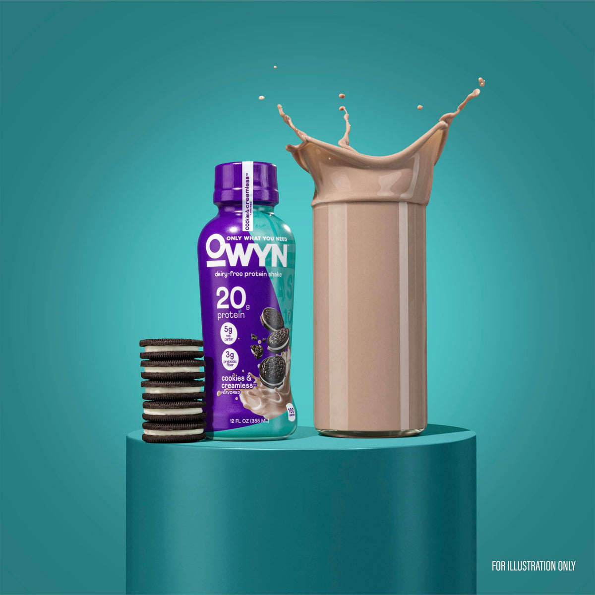 OWYN Only What You Need vegan protein powder for dairy-free recovery.