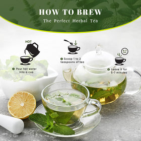 Oxify loose-leaf tea showcasing bright aroma and full flavor