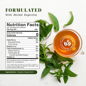Oxify organic ingredients for a clean, premium herbal tea flavor