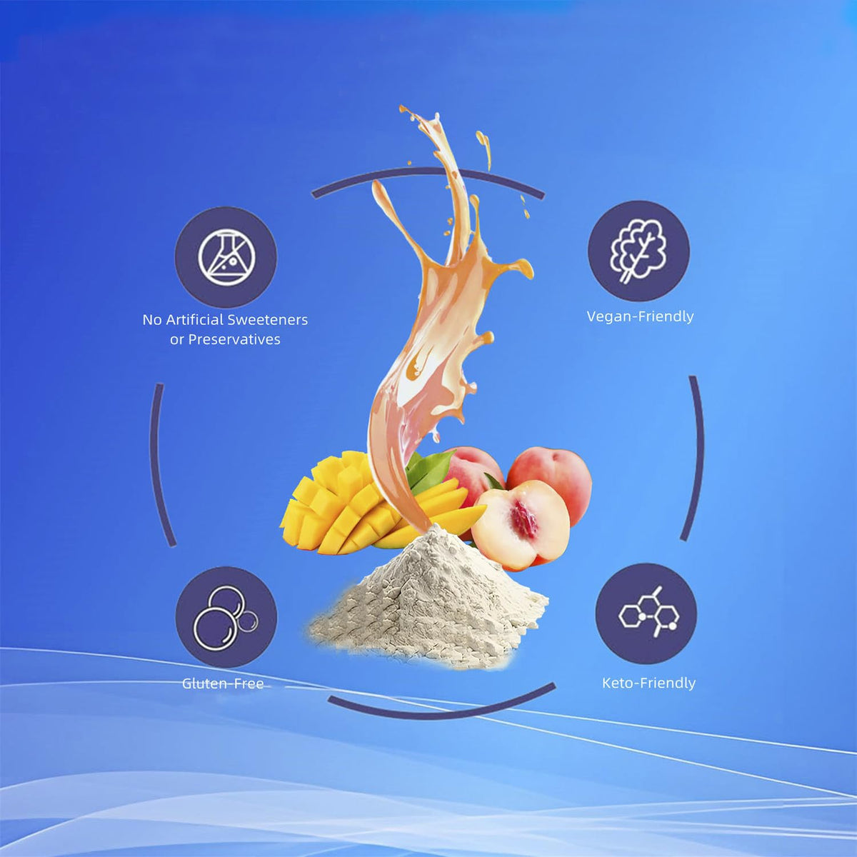 OYEMATE aluminum foil seal packaging emphasizes moisture protection and long lasting freshness.