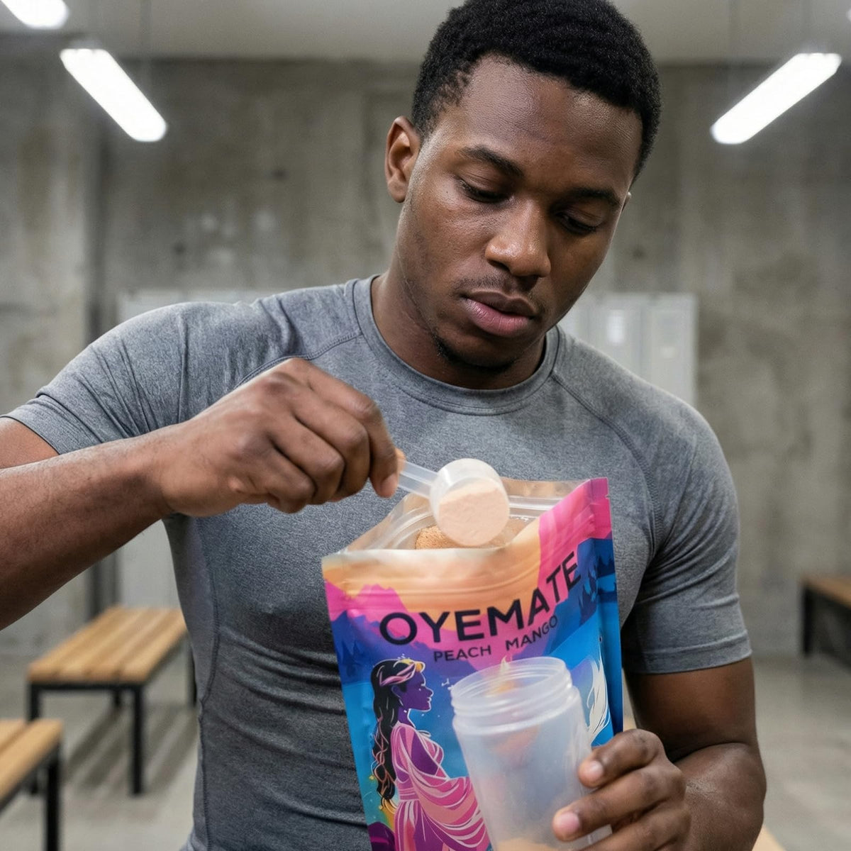 OYEMATE energy and focus cup captures a clear, alert feeling from natural mate extract.