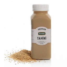 OZ ERCIYES Premium Tahini Paste jar front, rich creamy texture for dips.