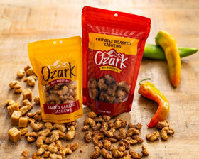 Ozark Nut Roasters Gluten-Free Gourmet Candied Nuts, gluten-free indulgence with a sweet finish.