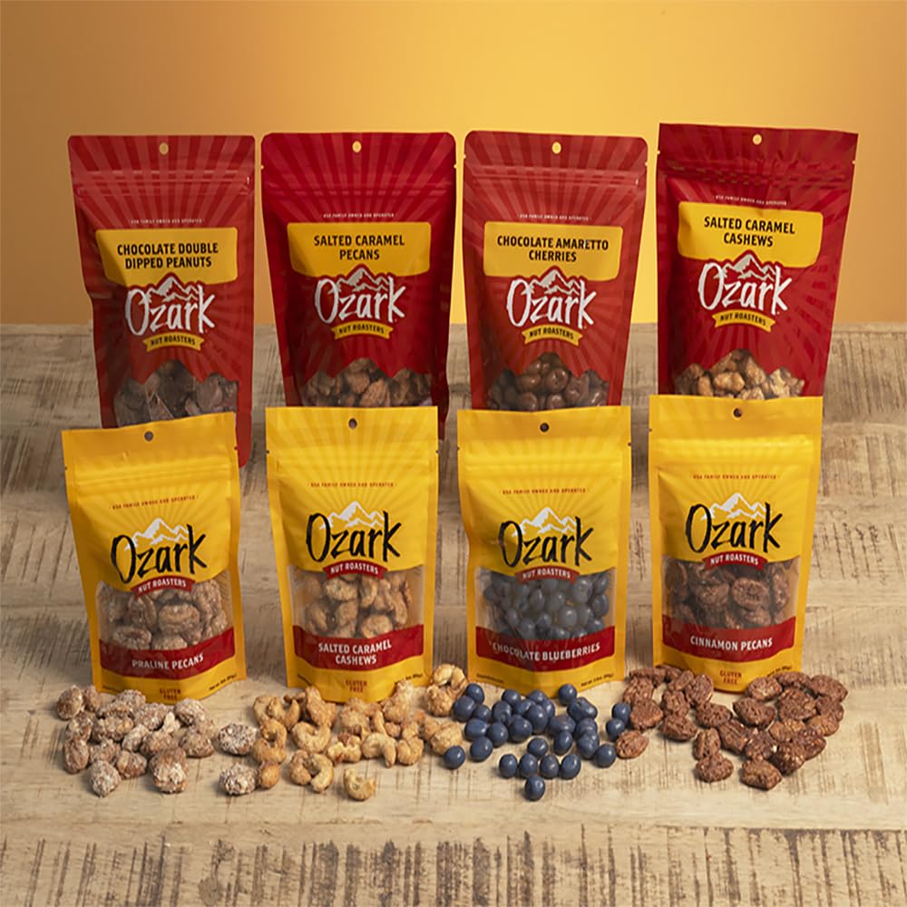 Ozark Nut Roasters On-the-Go Snack, portable delicious energy boost anywhere.