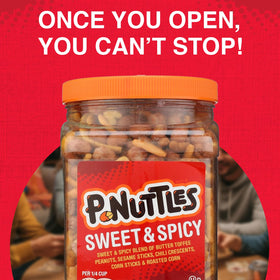 P-Nuttles corn sticks and roasted corn add variety.