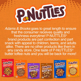 Kosher-certified label on P-Nuttles butter toffee peanuts