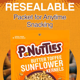P-Nuttles on-the-go snack in a bag during travel.