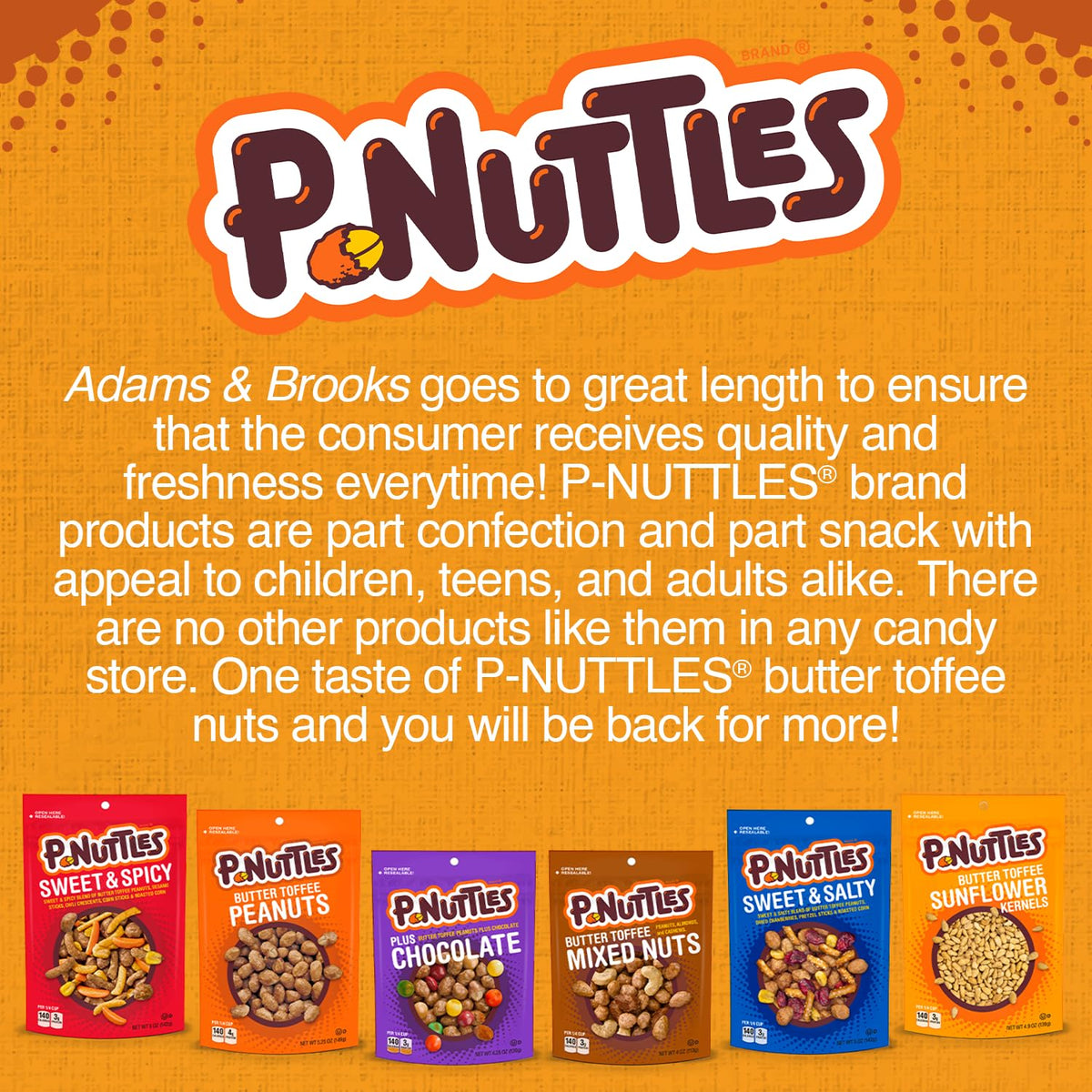 P-Nuttles served on salads for a flavorful crunch.
