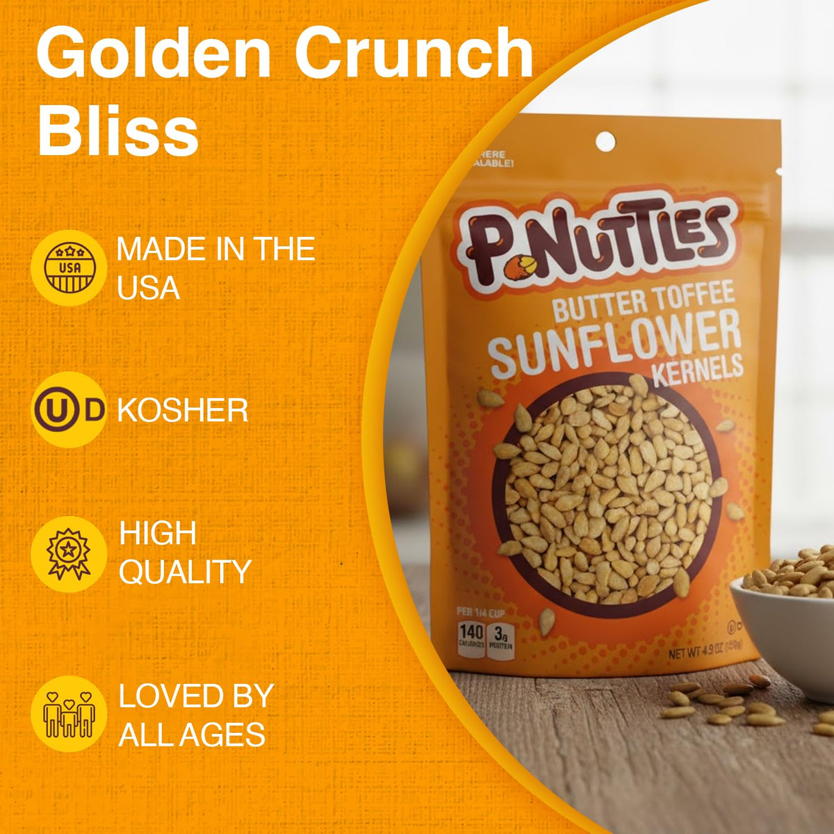 P-Nuttles included in trail mix for added sweetness and crunch.