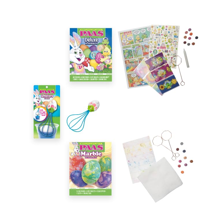 PAAS deluxe egg decorating kit for kid-friendly crafting