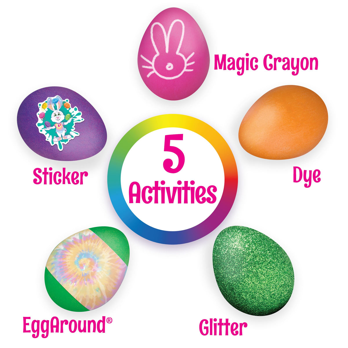 PAAS Neon Kit packaging with bright colors for vibrant egg art.