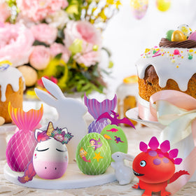 PAAS Loveable Llamas Egg Kit adds cute designs with easy decorating tools.