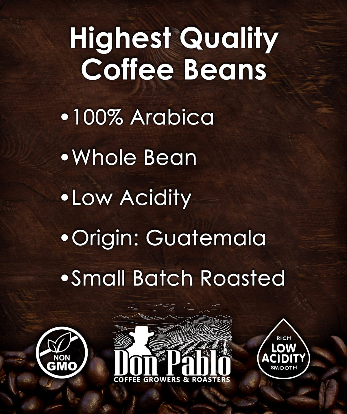 Pablo's Pride medium-dark roast beans ready for grind and brew.