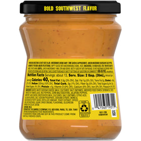 Pace Pack of six Salsa Con Queso jars on pantry shelf