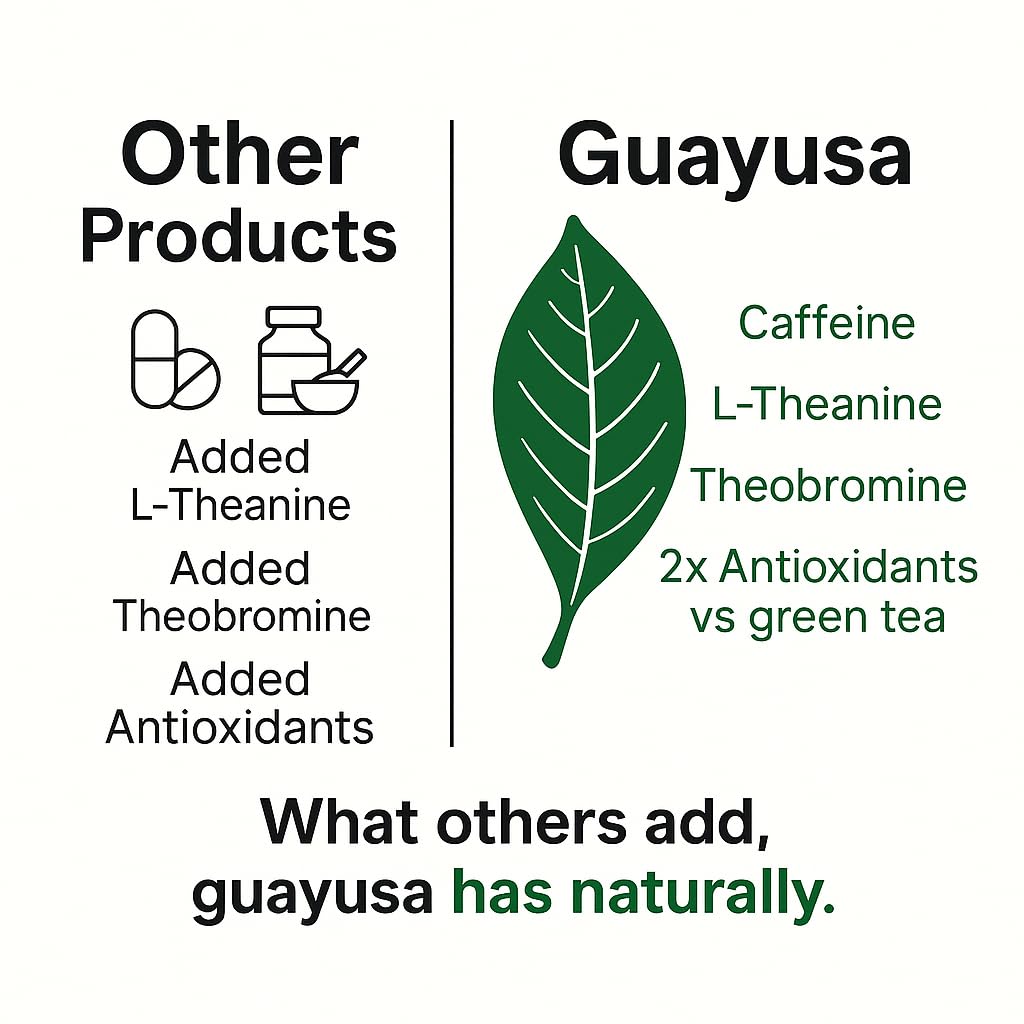 Pacha Guayusa aroma close-up—earthy scent enhances mindful tea rituals.