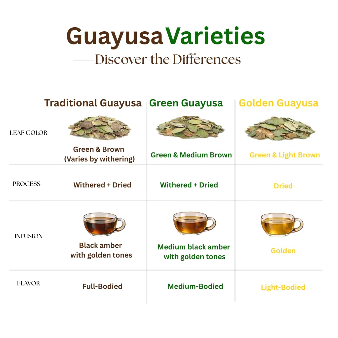 Pacha Guayusa leaf close-up—high-quality leaves for authentic flavor.
