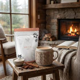 Pacific Chai spiced chai latte mix hot beverage ready in minutes