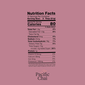 Pacific Chai Vanilla Latte Mix gluten-free and kosher option for gatherings