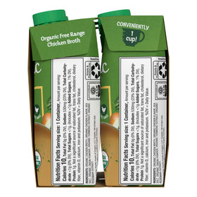 Pacific Foods broth carton 24-pack, recyclable packaging.
