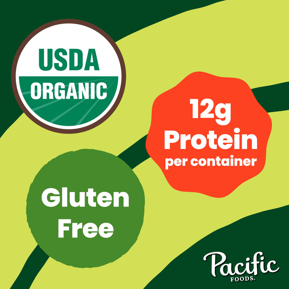 Pacific Foods microwave-ready can demonstrates minimal prep and fast warm-up.