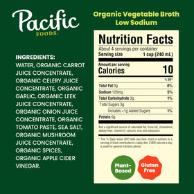 Pacific Foods broth marketed as keto-friendly with low sodium