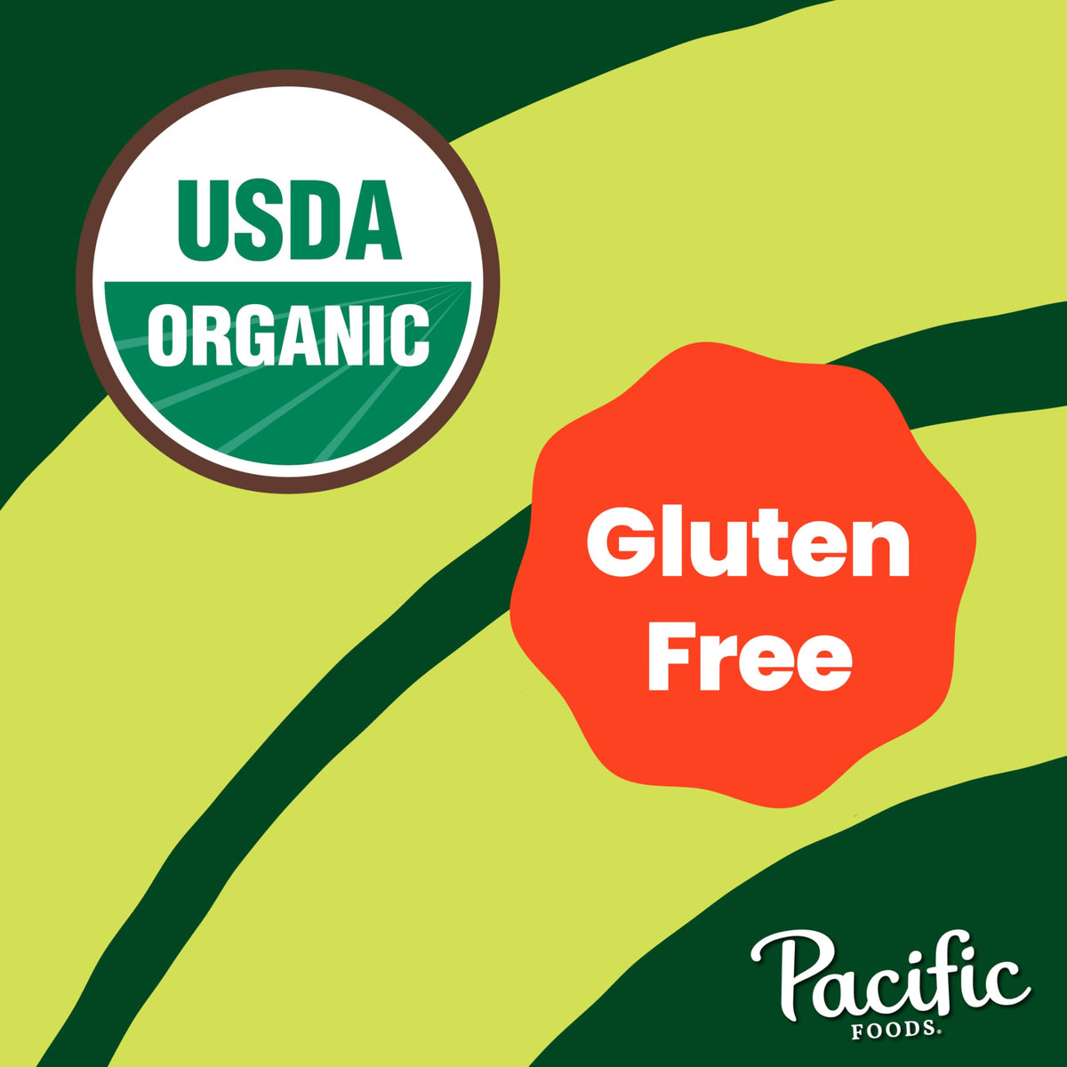 Recyclable can from Pacific Foods, part of sustainable pantry options.