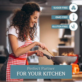 Pacific Pelican 2-pound packaging keeps salt fresh for daily cooking.