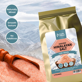 Pacific Pelican versatile Himalayan salt for wellness routines and scrubs