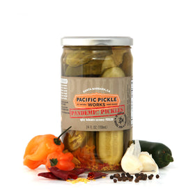 Pacific Pickle Works Pandemic Pickles glass jar packaging