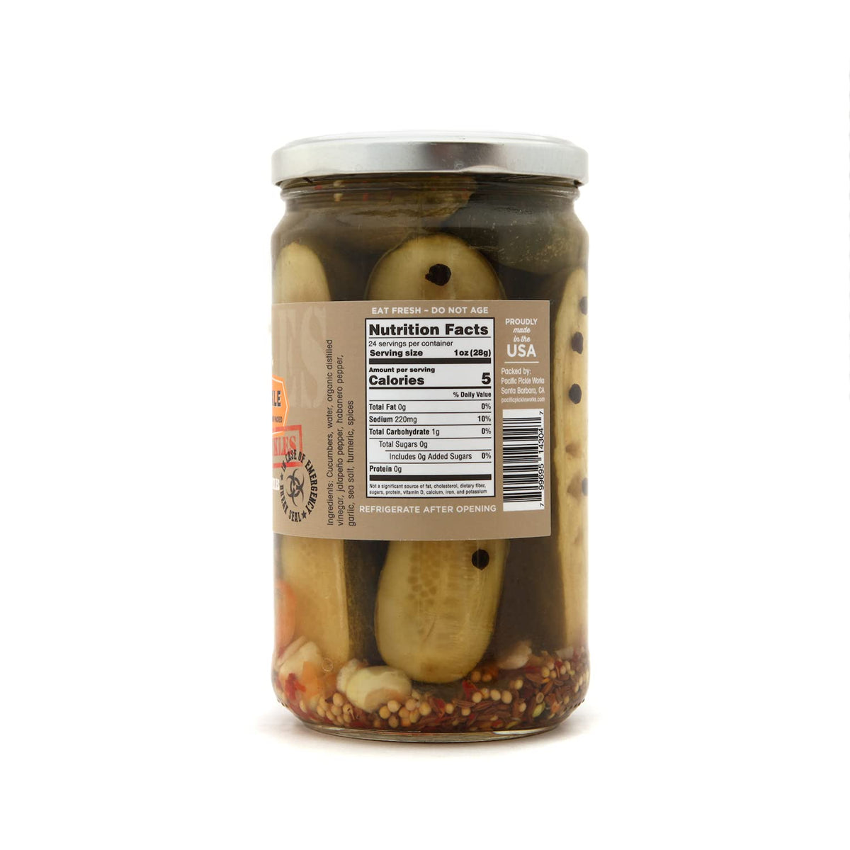 Pacific Pickle Works Pandemic Pickles two-pack 24oz versatility