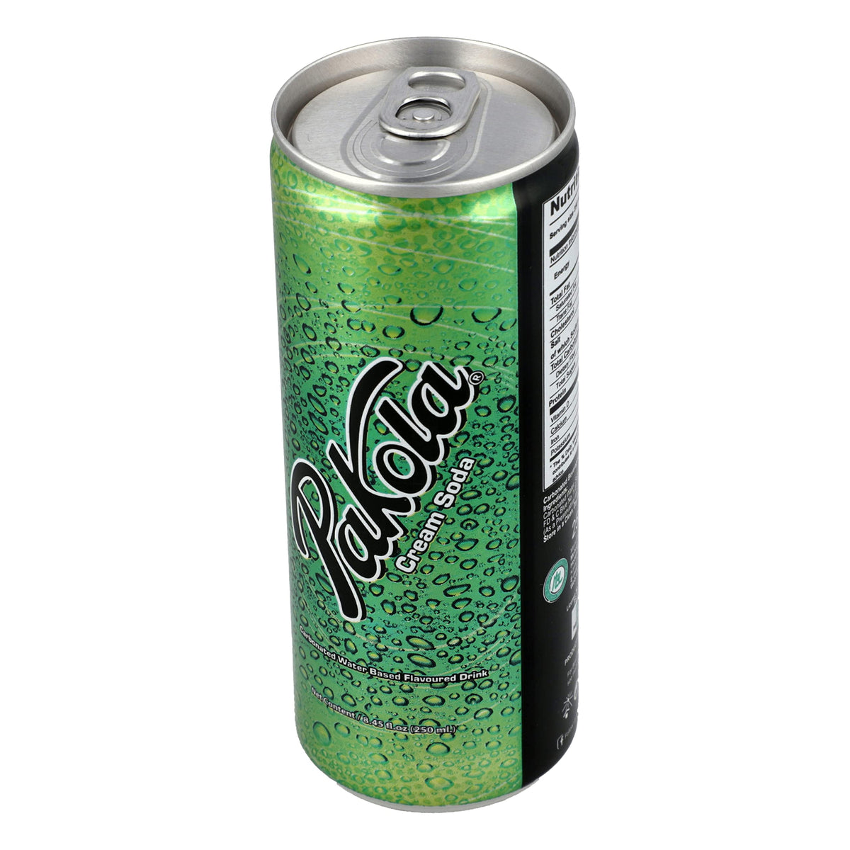 Pakola Cream Soda pour into glass emphasizing sparkling creamy carbonation