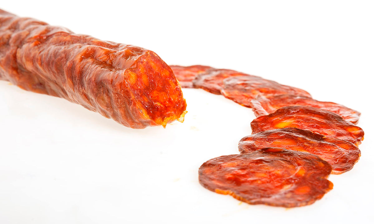 Palacios chorizo topping on pizza for extra bite