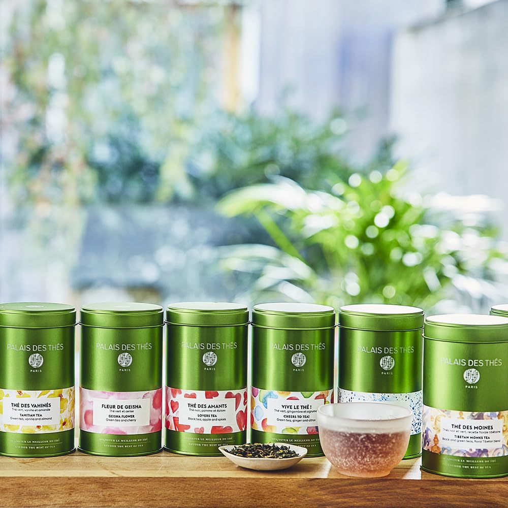 Display of Hammam Tea collection emphasizing premium loose leaf options.