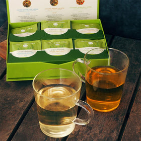 Box indicates it serves up to 20 cups per bag