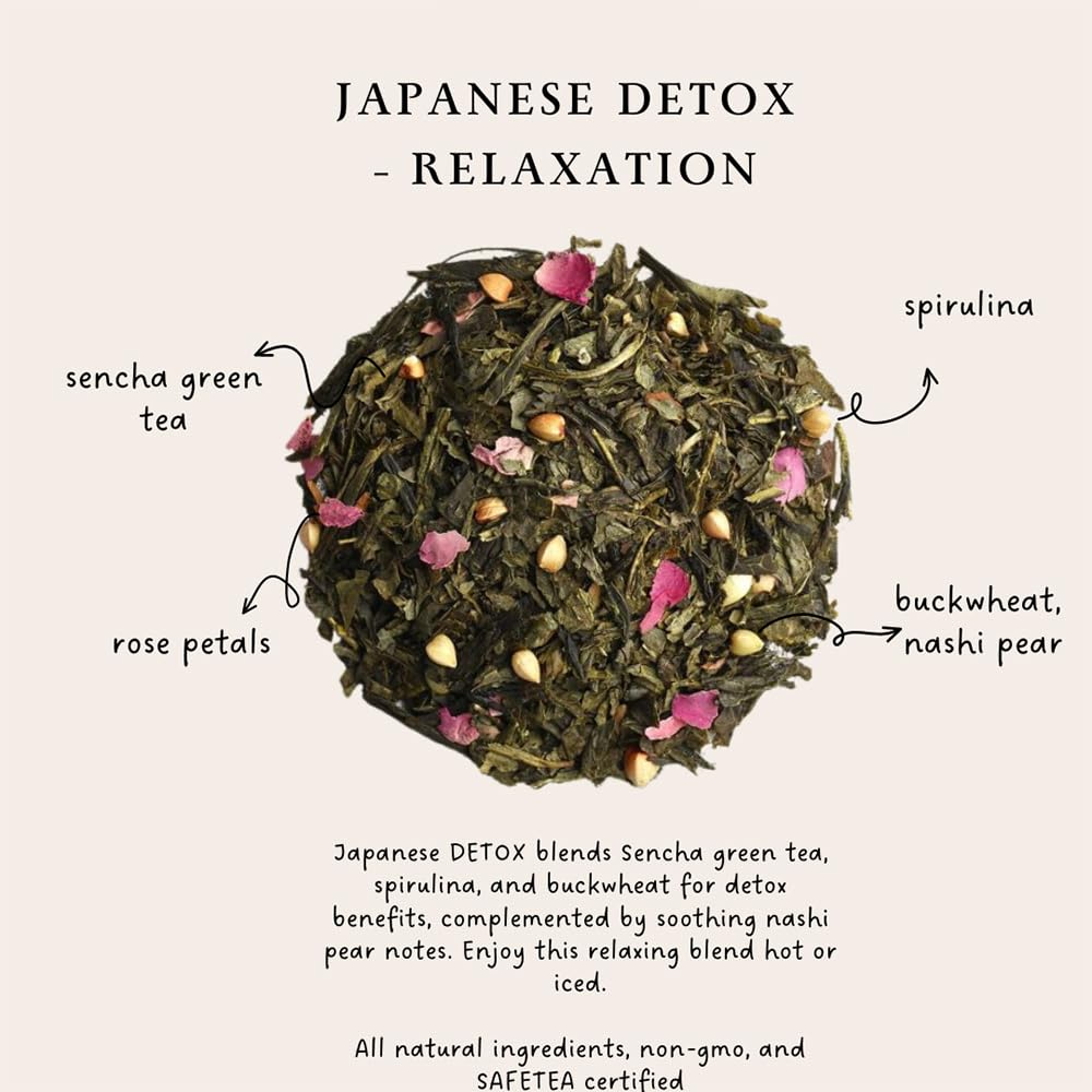 Palais des Thés spirulina infusion close-up highlighting antioxidant-rich ingredients