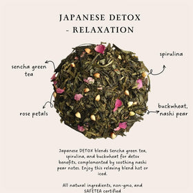 Palais des Thés spirulina infusion close-up highlighting antioxidant-rich ingredients