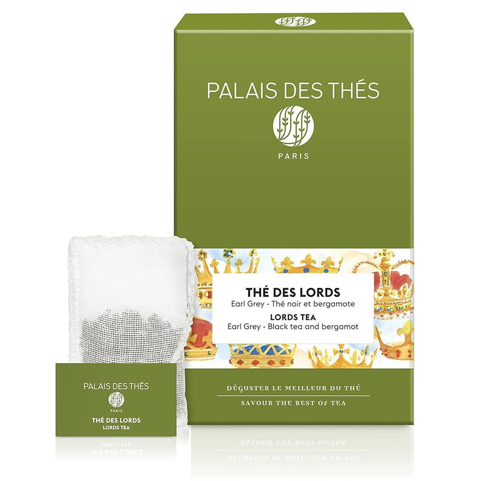 Palais des Thés Tea of Lords Earl Grey tea bags show bergamot aroma.