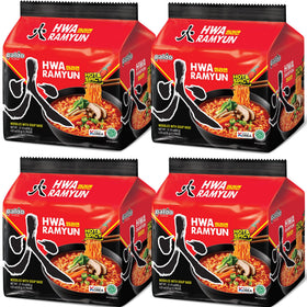 Paldo Hwa Ramyun broth with soy peptide delivers a rich, savory finish