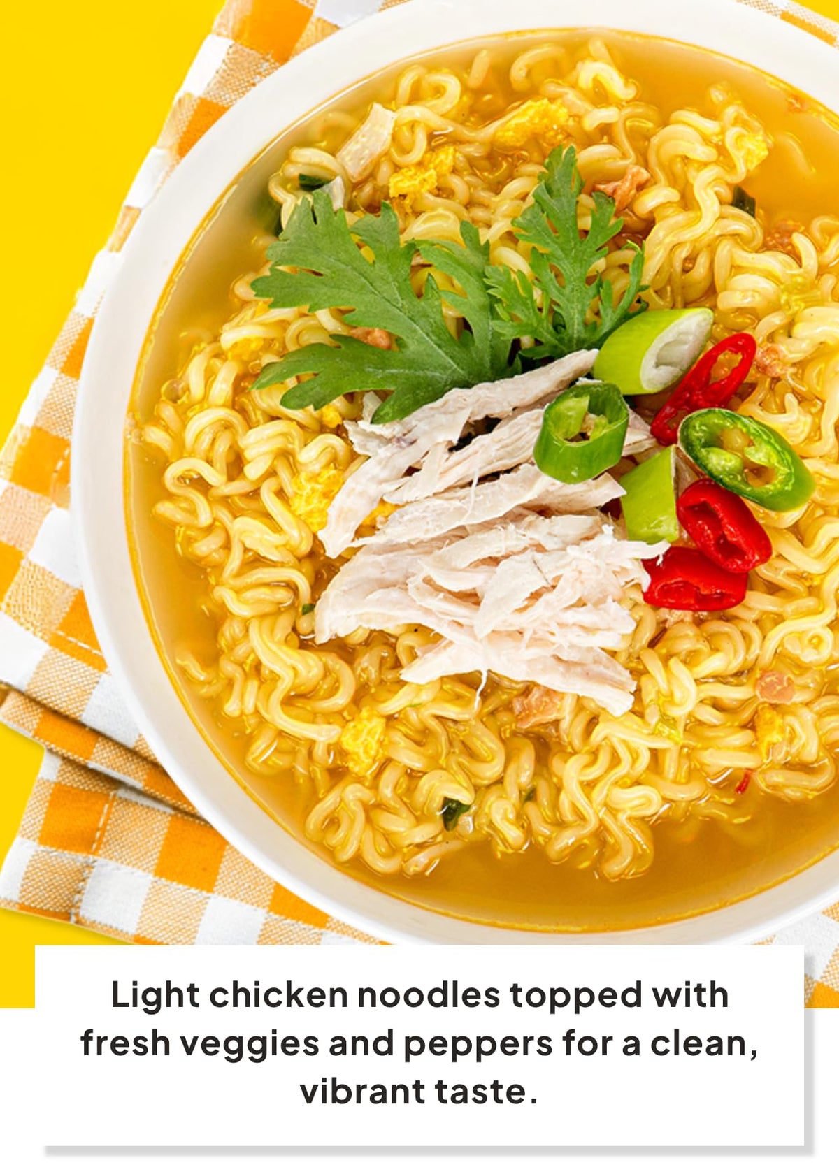 Paldo Kokomen bowl ready to eat with chewy noodles and clear broth