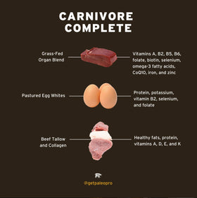 Paleo Pro Carnivore Complete 15 servings pack; convenient on-the-go nutrition