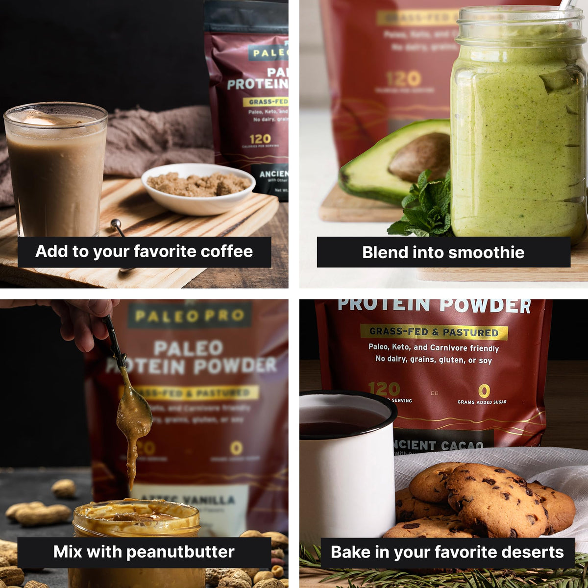 Paleo Pro Carnivore Complete zero sugar; 0 net carbs for keto meals