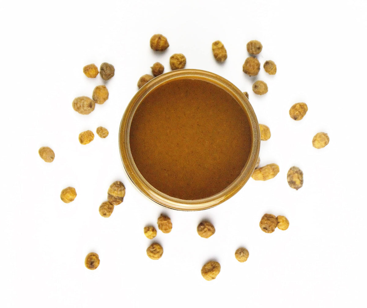 Paleo Tiger Original tiger nut butter spread on toast for fiber boost