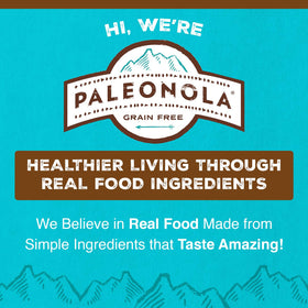 Paleonola original-granola-ingredient-closeup featuring almonds and dried cranberries